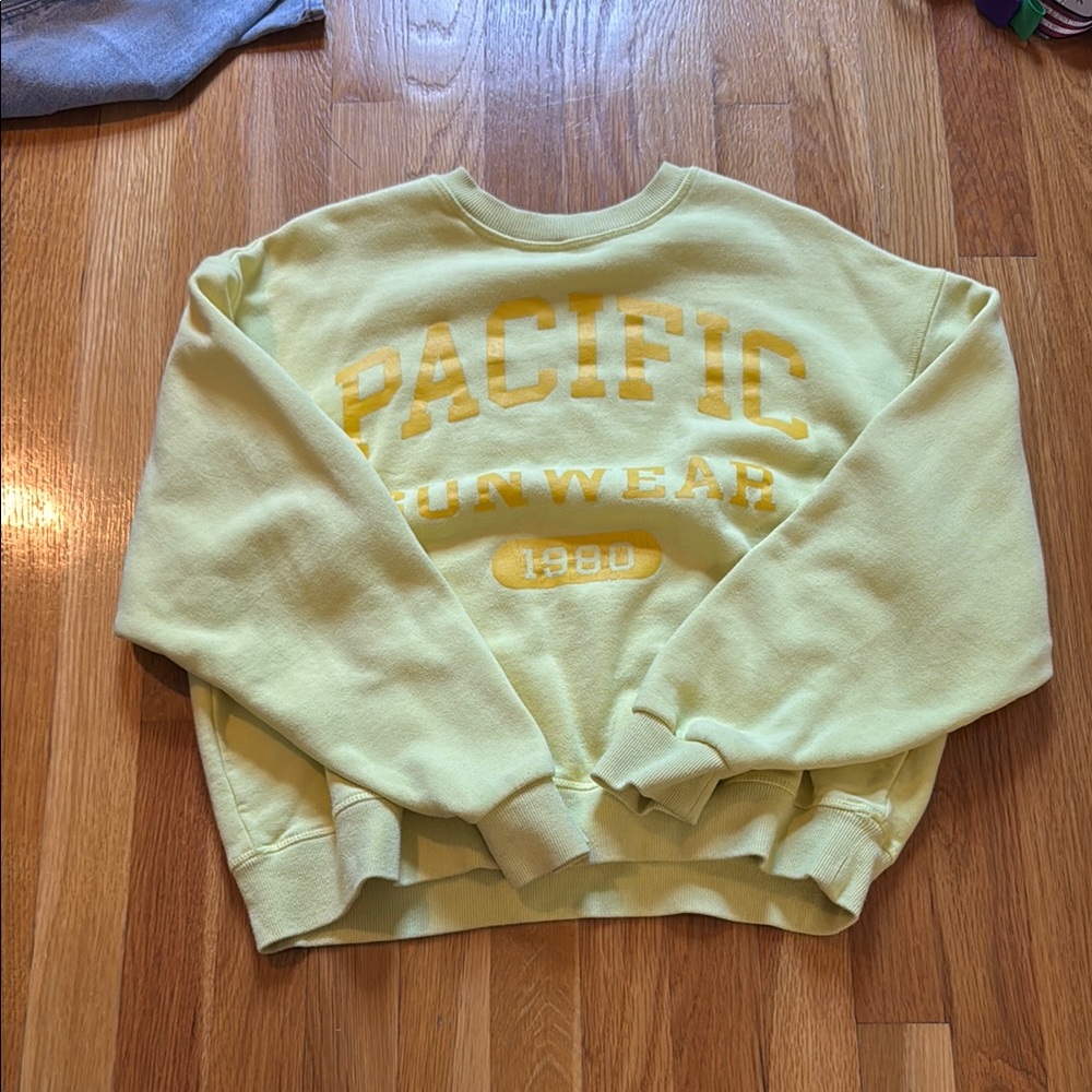 PacSun Yellow Sweatshirt